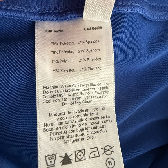 ASICS Leg Balance Blue Leggings Size S - Picture 4 of 10